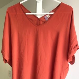 Francesca’s Boutique Burnt Orange Top